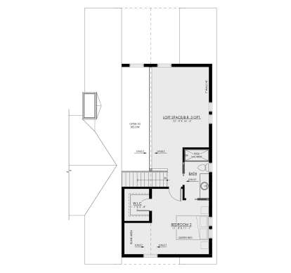 Second Floor for House Plan #8937-00007