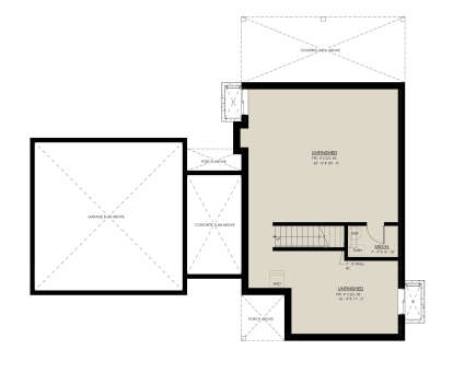 Basement for House Plan #8937-00007