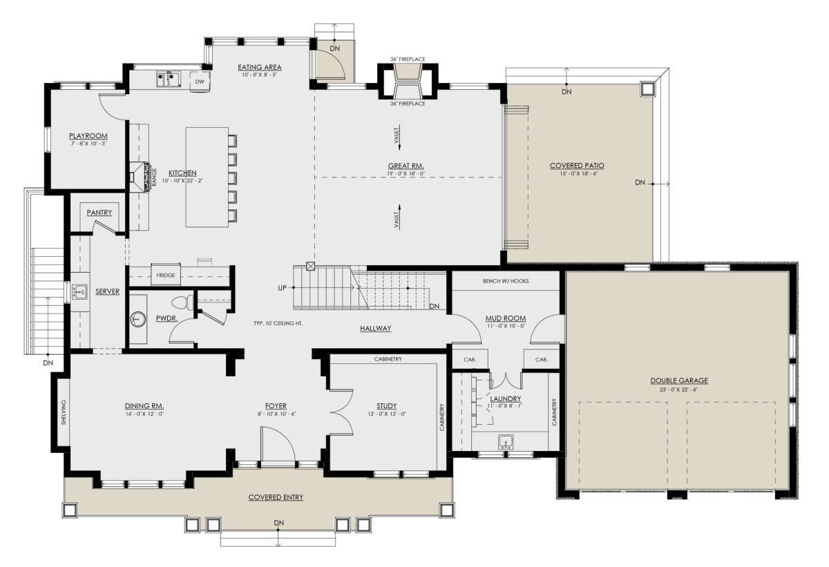 Cape Cod House Floor Plan