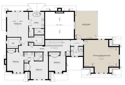 Second Floor for House Plan #8937-00009
