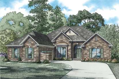 Traditional House Plan #110-00102 Elevation Photo