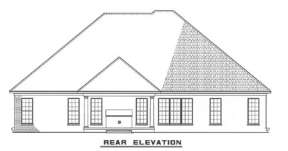 Traditional House Plan #110-00102 Elevation Photo