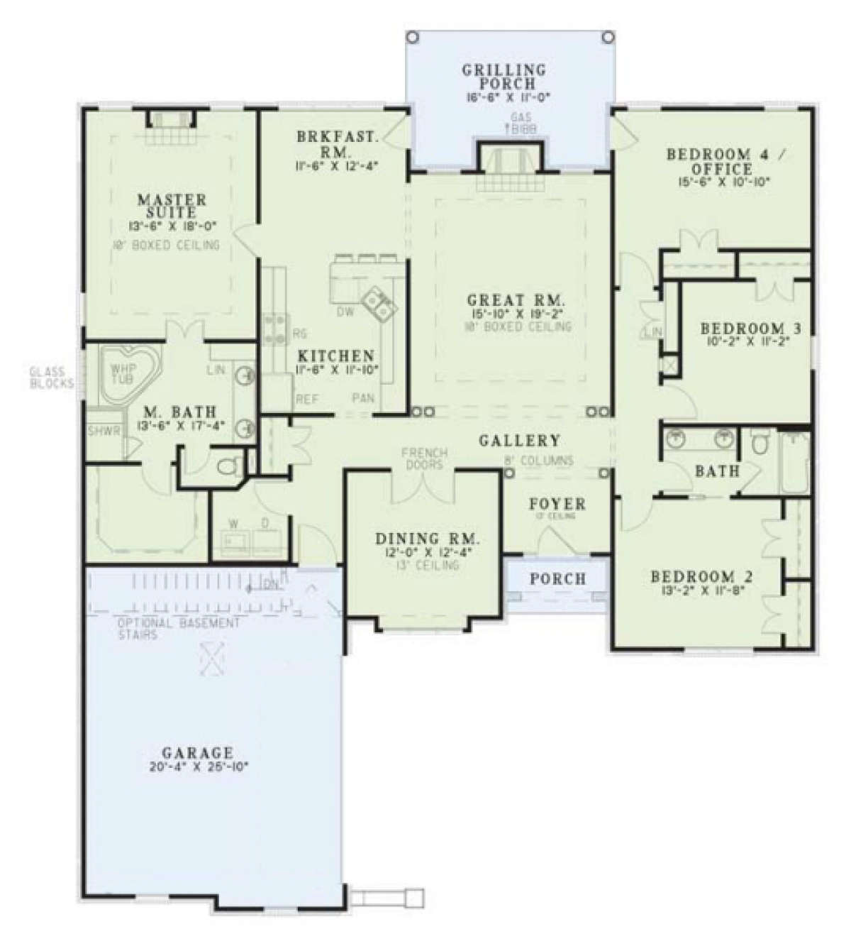 Main Floor  for House Plan #110-00102