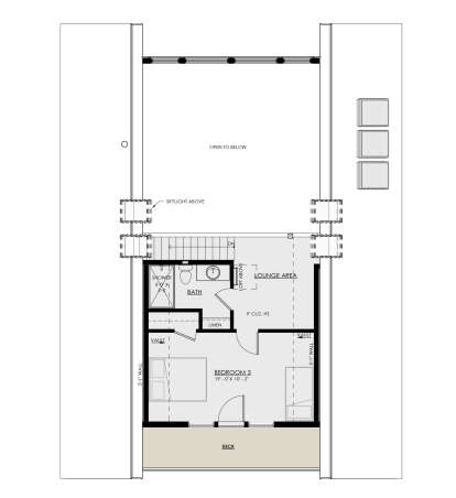 Second Floor for House Plan #8937-00012