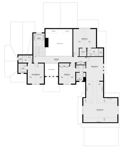 Second Floor for House Plan #8937-00013