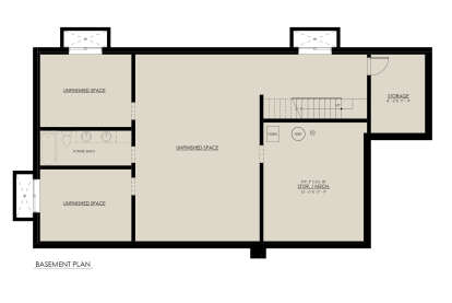 Basement for House Plan #8937-00016