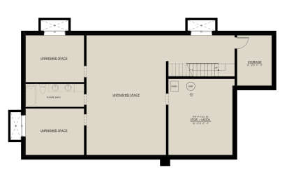 Basement for House Plan #8937-00016