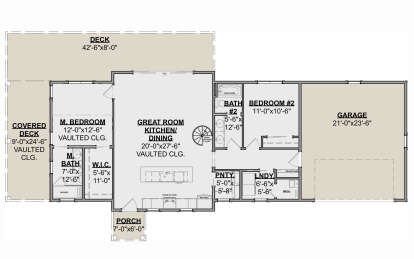 Main Floor for House Plan #1462-00099