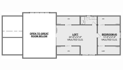 Second Floor for House Plan #1462-00099
