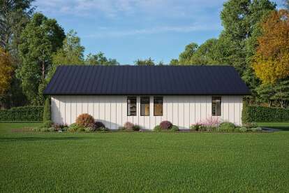 Modern House Plan #1462-00100 Elevation Photo