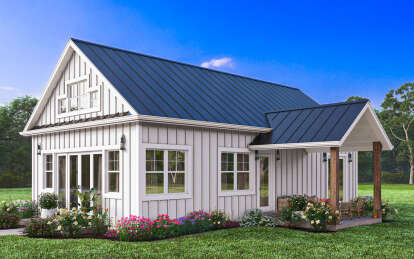 Modern Farmhouse House Plan #1462-00101 Elevation Photo
