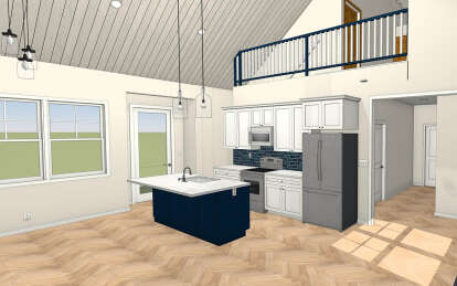 Modern Farmhouse House Plan #1462-00101 Additional Photo