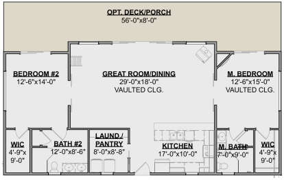 Main Floor  for House Plan #1462-00102