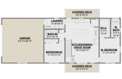 Main Floor  for House Plan #1462-00103