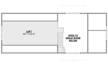 Second Floor for House Plan #1462-00103