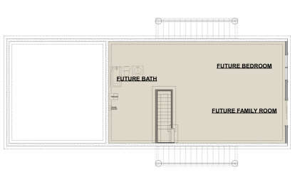 Basement for House Plan #1462-00103