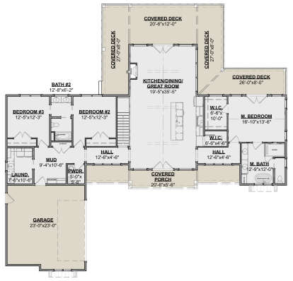 Main Floor  for House Plan #1462-00104