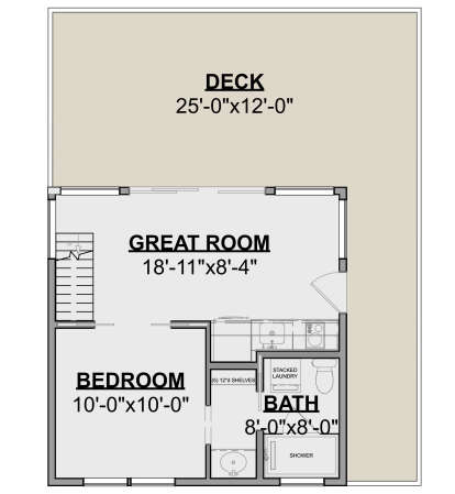 Main Floor  for House Plan #1462-00105