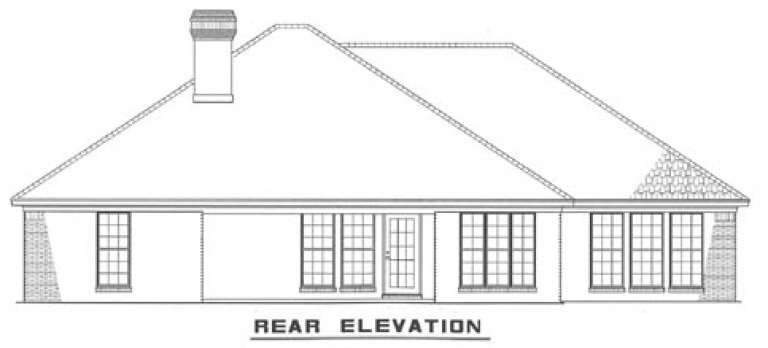 Country House Plan #110-00104 Elevation Photo