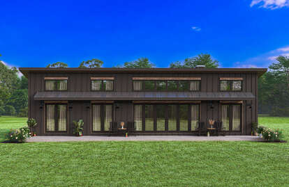 Modern House Plan #1462-00110 Elevation Photo