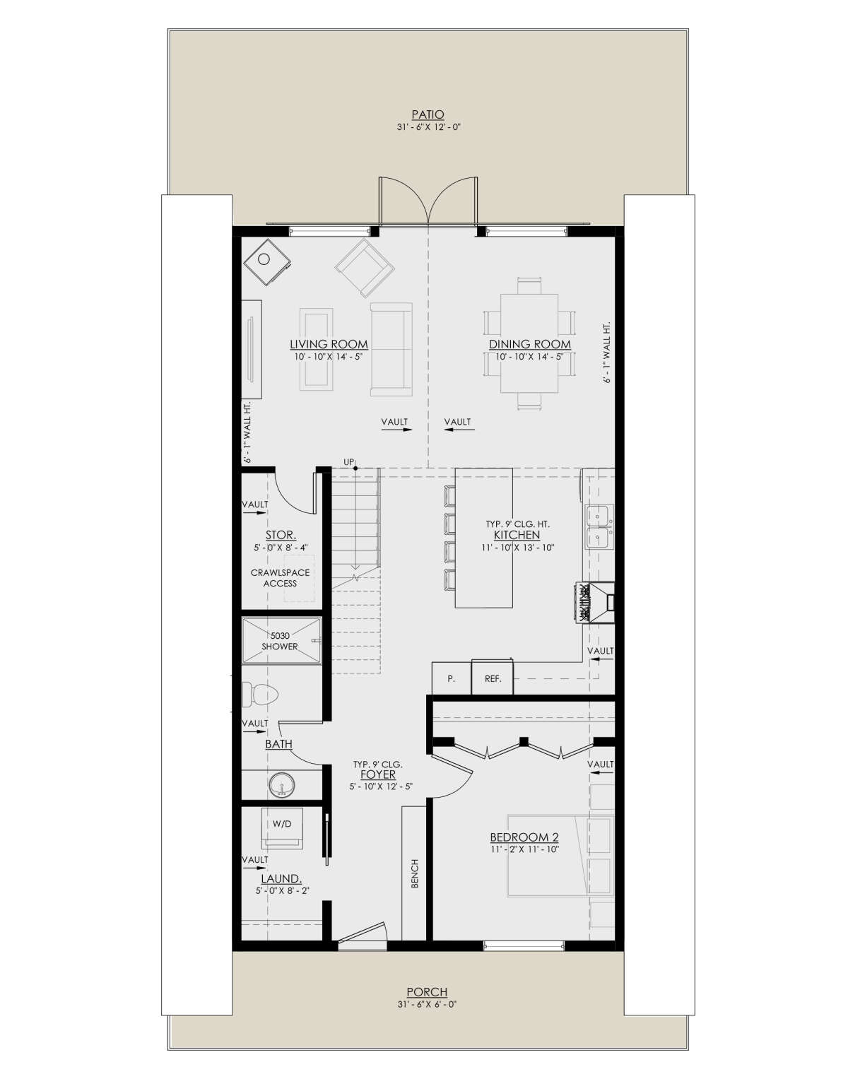 HousePlans A Frame 8937-00018 floor plan 1