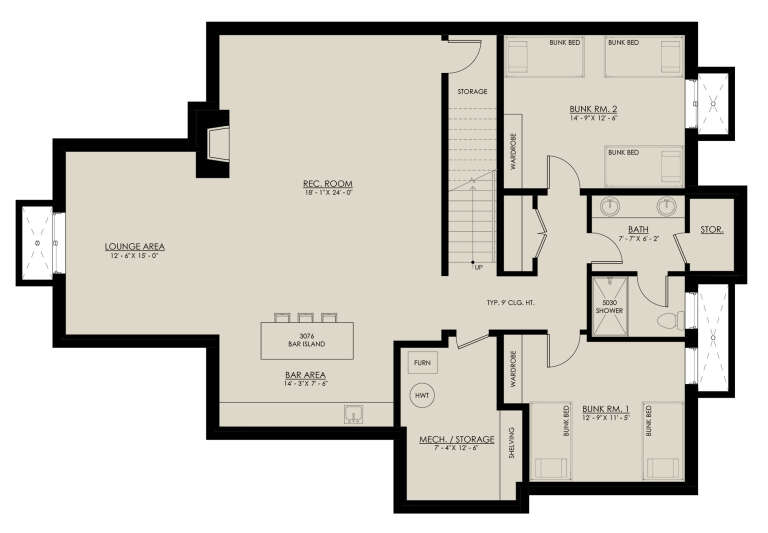 House Plan House Plan #30603 Drawing 3
