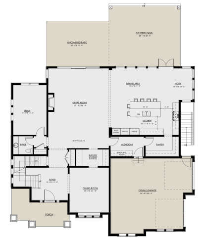 Main Floor  for House Plan #8937-00020