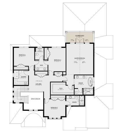 Second Floor for House Plan #8937-00020