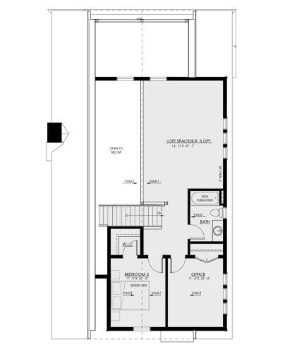 Second Floor for House Plan #8937-00021