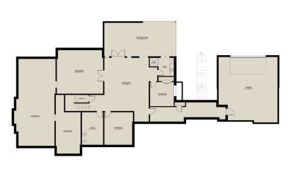 Basement for House Plan #8937-00023