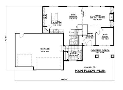Main Floor for House Plan #098-00085