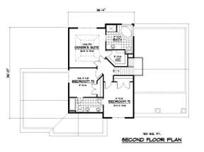 Second Floor for House Plan #098-00085