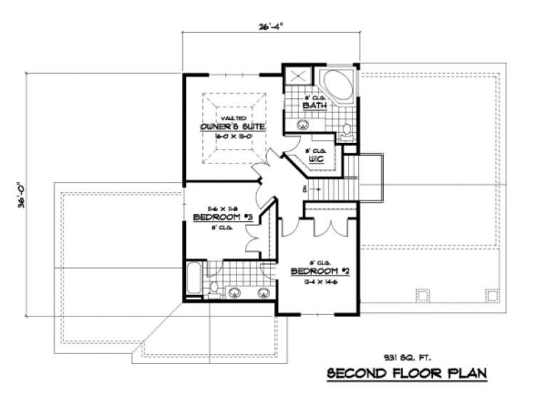 House Plan House Plan #3061 Drawing 2