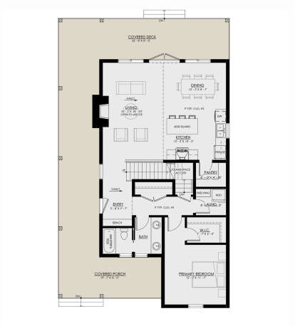 Main Floor for House Plan #8937-00025