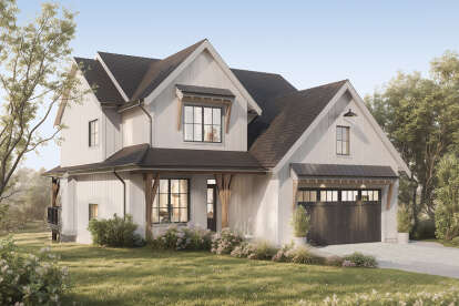 Modern Farmhouse House Plan #8937-00033 Elevation Photo