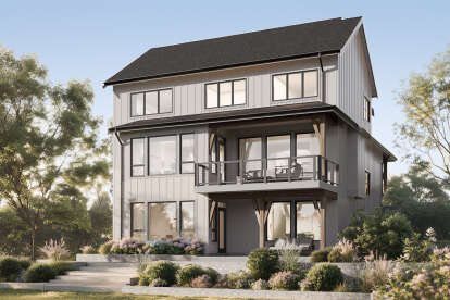 Modern Farmhouse House Plan #8937-00033 Elevation Photo