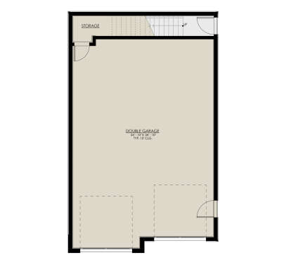 Garage Floor for House Plan #8937-00034