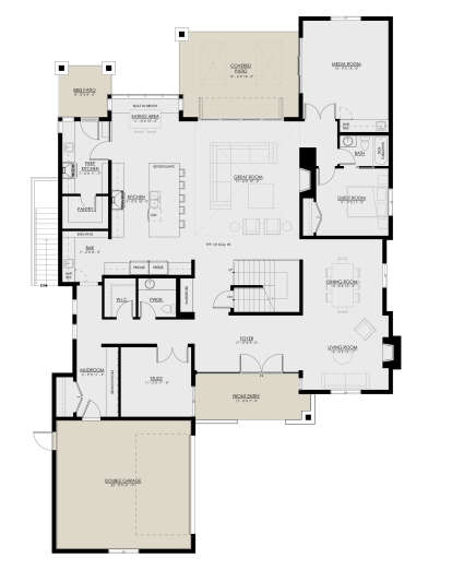Main Floor  for House Plan #8937-00036