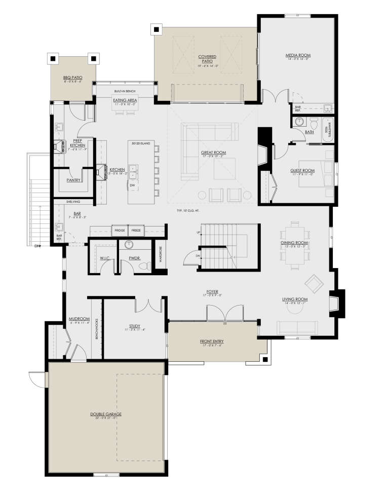 House Plan House Plan #30621 Drawing 1