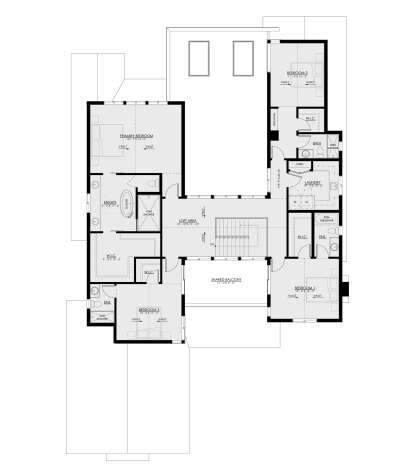 Second Floor for House Plan #8937-00036
