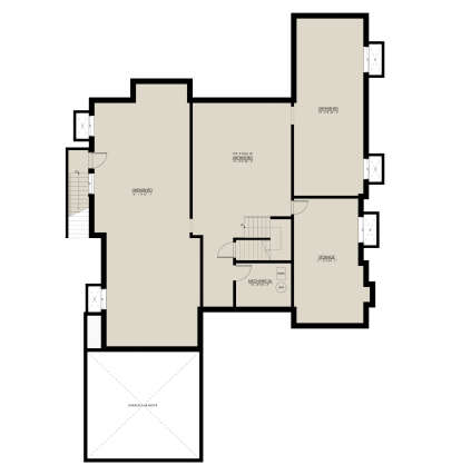 Basement for House Plan #8937-00036