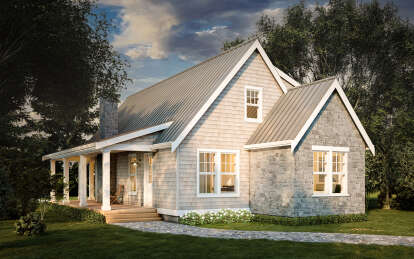 Cottage House Plan #8937-00037 Elevation Photo