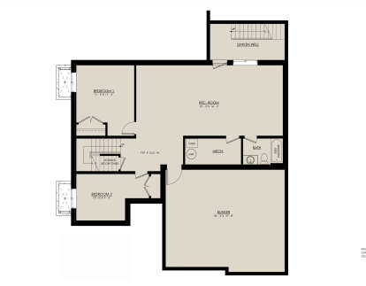 Basement for House Plan #8937-00040