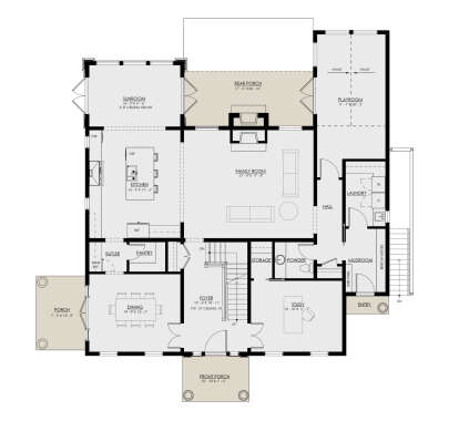 Main Floor  for House Plan #8937-00041