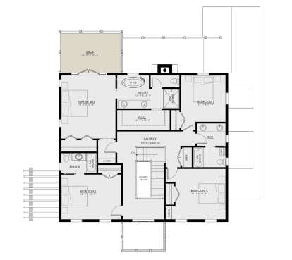 Second Floor for House Plan #8937-00041