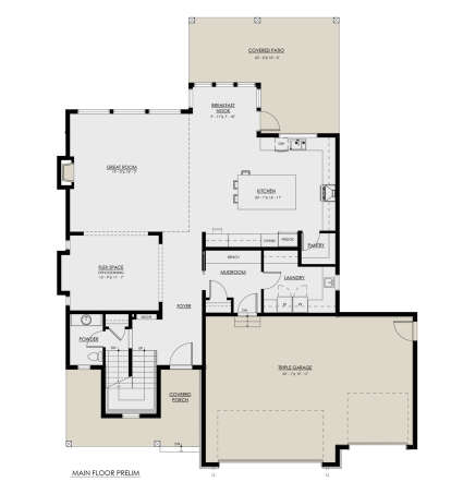 Main Floor  for House Plan #8937-00042