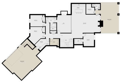 Basement for House Plan #8937-00043