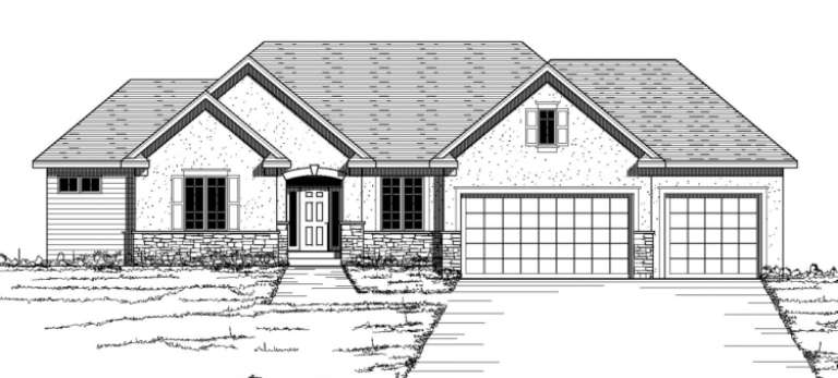 House Plan House Plan #3063 Front Elevation