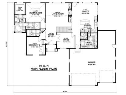 Main Floor for House Plan #098-00087