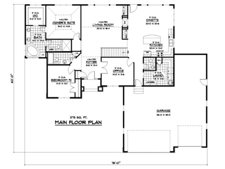 House Plan House Plan #3063 Drawing 1